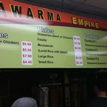 Shawarma Empire - New pricing as of Jan 2018 - Middle Eastern Near Me - Scarborough, Ontario Shawarma Empire - New pricing as of Jan 2018 - Middle Eastern Near Me - Scarborough, Ontario