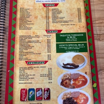 Vicky's Mexican Restaurant - Menu - Mexican Near Me - San Antonio, Texas Vicky's Mexican Restaurant - Menu - Mexican Near Me - San Antonio, Texas