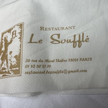 Le Soufflé - French Near Me - Paris, 75 Le Soufflé - French Near Me - Paris, 75