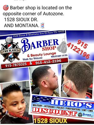 Two Blades Barbershop and Beauty Lounge