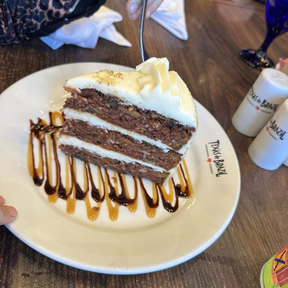 Texas de Brazil - Carrot cake - Brazilian Near Me - Denver, Colorado Texas de Brazil - Carrot cake - Brazilian Near Me - Denver, Colorado