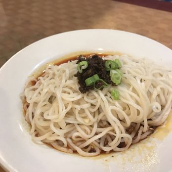 Panda Gourmet - Dan Dan noodles (pre-mixing them up). So good! - Szechuan Near Me - Washington, DC, District of Columbia