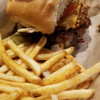 LA Burger - Tommy burger (chili on it) with fries - Burgers Near Me - Carrollton, Texas LA Burger - Tommy burger (chili on it) with fries - Burgers Near Me - Carrollton, Texas