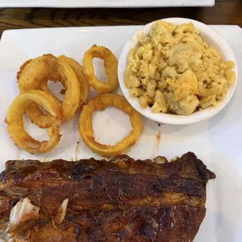 Station 17 - Ribs, onion rings and mac & cheese as 2 sides. - American Near Me - Adams Run, South Carolina Station 17 - Ribs, onion rings and mac & cheese as 2 sides. - American Near Me - Adams Run, South Carolina