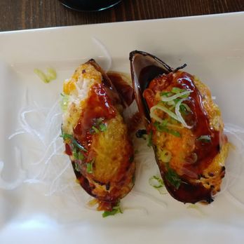 Hana Sushi - Baked Green Lipped Mussels, wonderful - Sushi Bars Near Me - Menifee, California Hana Sushi - Baked Green Lipped Mussels, wonderful - Sushi Bars Near Me - Menifee, California