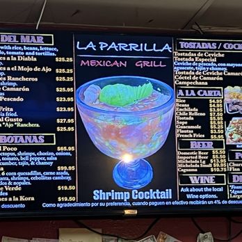 La Parrilla Taqueria - Menu 9/25/26 - Mexican Near Me - Atascadero, California La Parrilla Taqueria - Menu 9/25/26 - Mexican Near Me - Atascadero, California