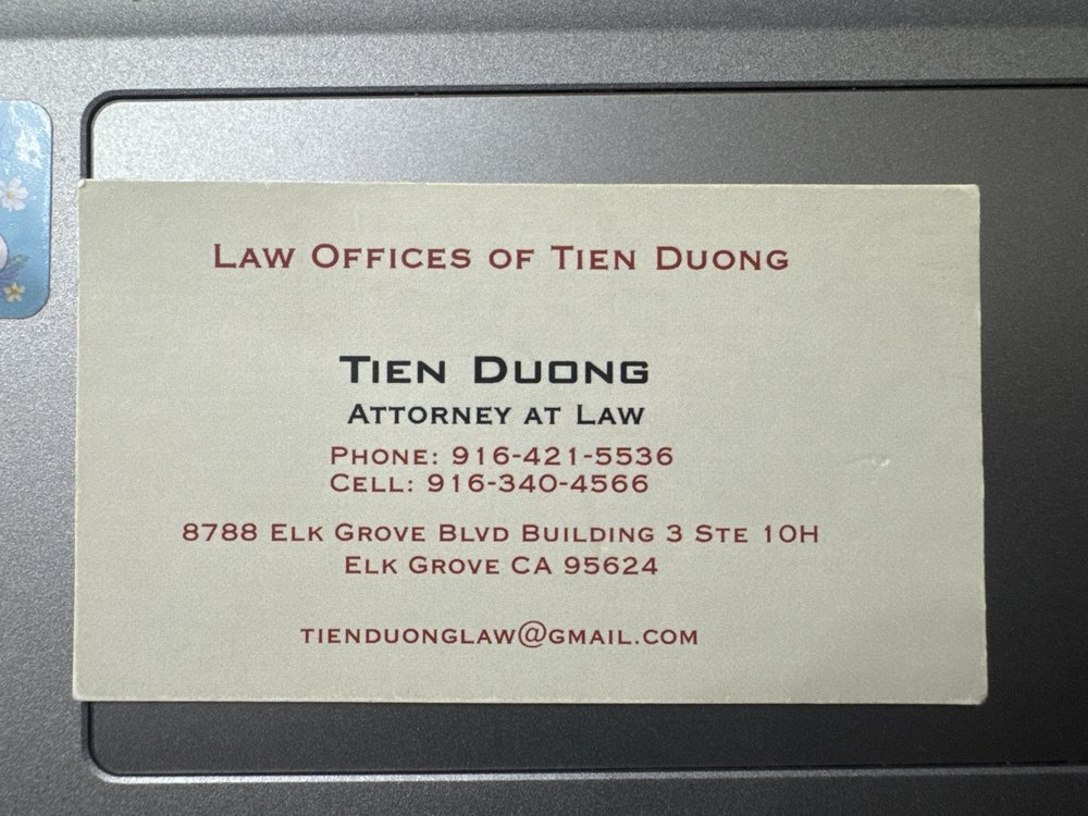 Law Offices Of Tien Duong - divorce attorney in Groove, CA