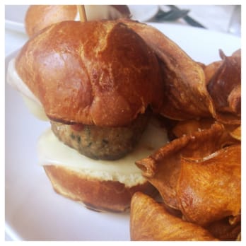 Onesto - Meatball Sliders with side of sweet potato chips! - Venues & Event Spaces Near Me - Milwaukee, Wisconsin