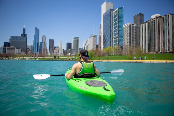 Urban Kayaks on the Lakefront by null