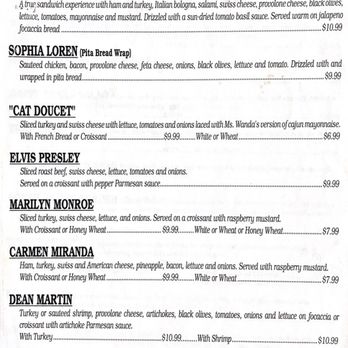 Back In Time - Additional Sandwich Menu - American Near Me - Opelousas, Louisiana Back In Time - Additional Sandwich Menu - American Near Me - Opelousas, Louisiana