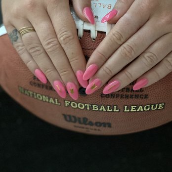 Marina Nails Spa - Playboy hot pink nails - Nail Salons Near Me - Venice, California