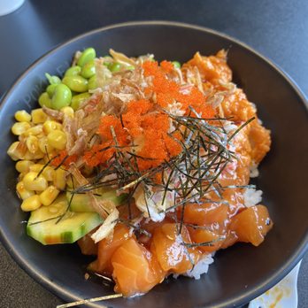 Poke Fish - Salmon Lover Bowl - Poke Near Me - Ann Arbor, Michigan Poke Fish - Salmon Lover Bowl - Poke Near Me - Ann Arbor, Michigan