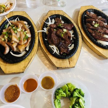 Meat Me BBQ - Pork Jowl, marinated short rib, top blade steak - Barbeque Near Me - Flushing, New York Meat Me BBQ - Pork Jowl, marinated short rib, top blade steak - Barbeque Near Me - Flushing, New York