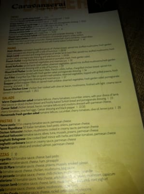 Menu photo 1 Caravanserai Auckland, AUK Menu photo 1 Caravanserai Auckland, AUK