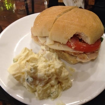 The Tin Cup - Turkey sandwich / Potato Salad - Cafes Near Me - Nine Mile Falls, Washington The Tin Cup - Turkey sandwich / Potato Salad - Cafes Near Me - Nine Mile Falls, Washington