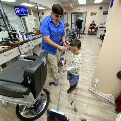Blue Chip barber shop by null
