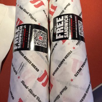 Jimmy John's - two wrapped sandwiches on a table - Sandwiches Near Me - Herriman, Utah Jimmy John's - two wrapped sandwiches on a table - Sandwiches Near Me - Herriman, Utah