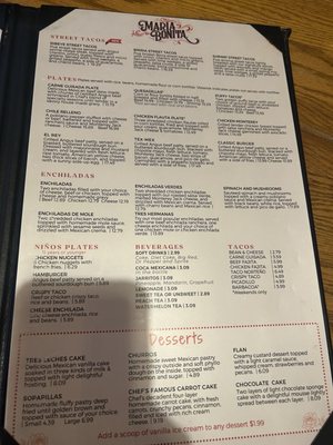 Menu photo 2 Maria Bonita San Antonio, TX Menu photo 2 Maria Bonita San Antonio, TX