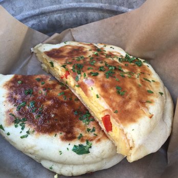 Kings Row Gastropub - Naan breakfast sammie - Gastropubs Near Me - Pasadena, California Kings Row Gastropub - Naan breakfast sammie - Gastropubs Near Me - Pasadena, California