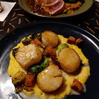 Amsterdam Cafe - Seared scallops and sesame seared tuna - New American Near Me - Auburn, Alabama Amsterdam Cafe - Seared scallops and sesame seared tuna - New American Near Me - Auburn, Alabama