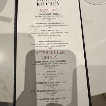 Ramsay's Kitchen at The Silver Legacy - Dessert menu - American Near Me - Reno, Nevada Ramsay's Kitchen at The Silver Legacy - Dessert menu - American Near Me - Reno, Nevada