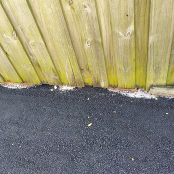 RJO construction - Gaps left everywhere, asphalt thin layer shown all over, lose - Masonry/Concrete Near Me