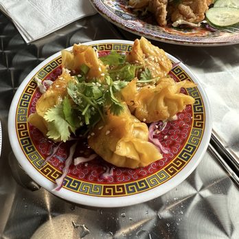 Oun Lido’s - Wonton with fish sauce caramel - Cambodian Near Me - Portland, Maine