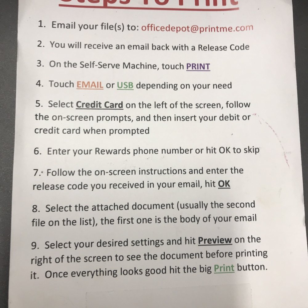 Office Depot - Self-service wireless printing because of Covid - Office Equipment Near Me - Clearwater, Florida Office Depot - Self-service wireless printing because of Covid - Office Equipment Near Me - Clearwater, Florida