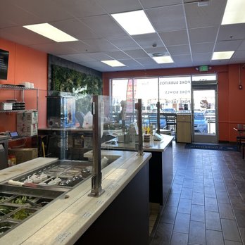 Pokitomik - A wide shot from the back of the poke place looking out to the front of the poke place. - Poke Near Me - Riverside, California Pokitomik - A wide shot from the back of the poke place looking out to the front of the poke place. - Poke Near Me - Riverside, California