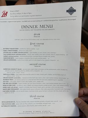 Menu photo 1 GRANVILLE West Hollywood, CA