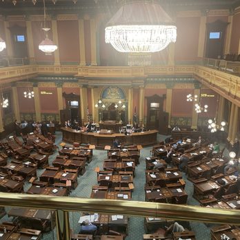 Michigan State Capitol - Representative chambers restored and in use - Landmarks & Historical Buildings Near Me - Lansing, Michigan
