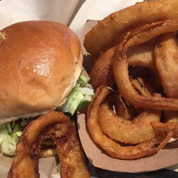 The Stand - American Classics Redefined - Burger and rings ... some of my favorite things !! - New American Near Me - Irvine, California