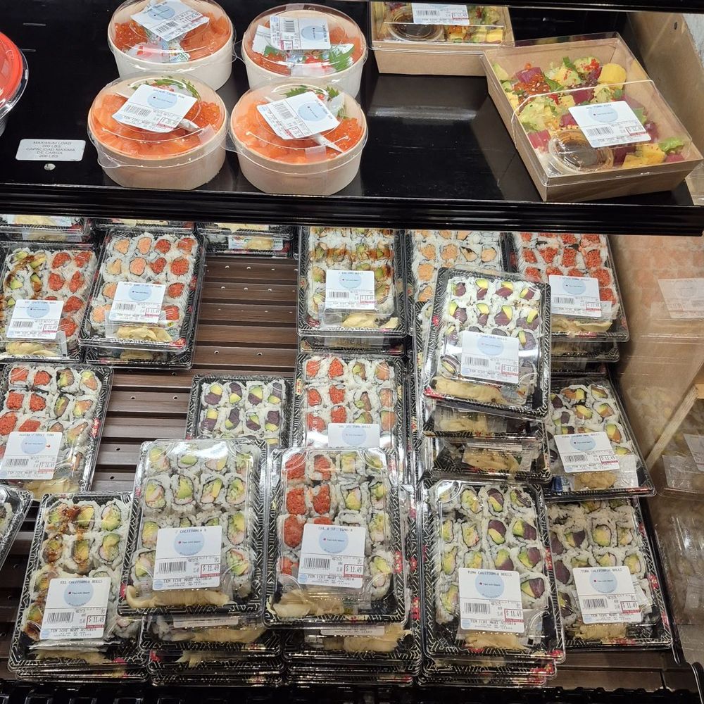 Ten Ichi Mart - An array of sushi rolls - International Grocery Near Me - Astoria, New York