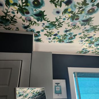 Accurate Painting & Wallpaper - The small ceiling wallpaper repair... - Painters Near Me - Newark, New Jersey