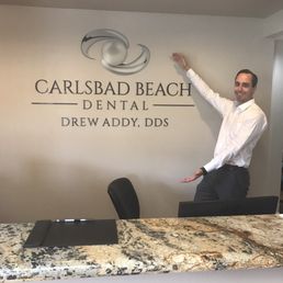 Our dental practice lobby sign. Our dental practice lobby sign.