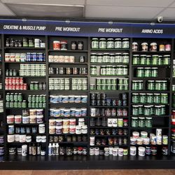 Wholesale Nutrition Center - Supplement wall!