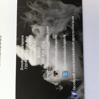 Smoked Out Vapors - Business card - Vape Shops Near Me - Riverside, California Smoked Out Vapors - Business card - Vape Shops Near Me - Riverside, California