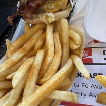 Fantastic Burgers - Bacon burger and fries - American Near Me - Long Beach, California