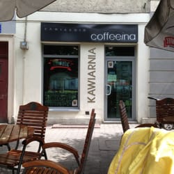 Coffeeina - Nice coffee stop at the heart of Szcztyno. Plenty of indoor space and 6 outdoor tables under umbrellas
