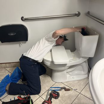 Climate Control Heating, Cooling & Plumbing - Looking into why the toilet is always running! - Heating & Air Conditioning/HVAC Near Me - Liberty, Missouri Climate Control Heating, Cooling & Plumbing - Looking into why the toilet is always running! - Heating & Air Conditioning/HVAC Near Me - Liberty, Missouri