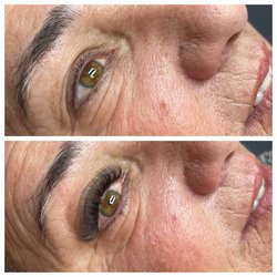 Allure Lashes and Beauty Lounge Allen - Before and after