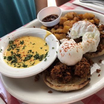 Jailhouse Cafe - Chorizo benedict - Breakfast & Brunch Near Me - Moab, Utah