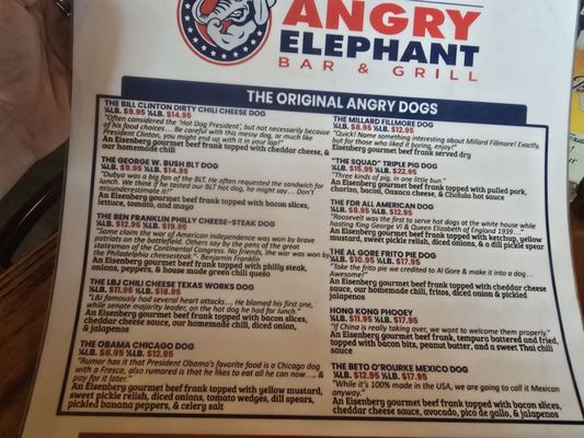 Menu photo 3 The Angry Elephant Little Elm, TX