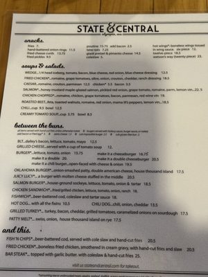 Menu photo 1 State & Central Olympia, WA Menu photo 1 State & Central Olympia, WA