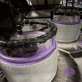 The Rush Fun Park - Old dirty taped-up equipment - Indoor Playcenter Near Me - Phoenix, Arizona