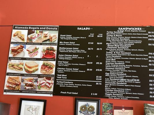 Menu photo 2 Alameda Bagels & Donuts Alameda, CA Menu photo 2 Alameda Bagels & Donuts Alameda, CA
