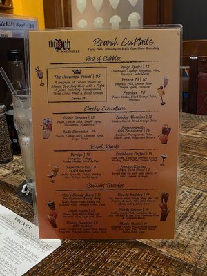 Menu photo 1 The Pub - Nashville Nashville, TN Menu photo 1 The Pub - Nashville Nashville, TN