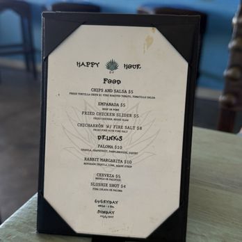 Blue Rabbit Bar - Menu - Mexican Near Me - San Pablo, California