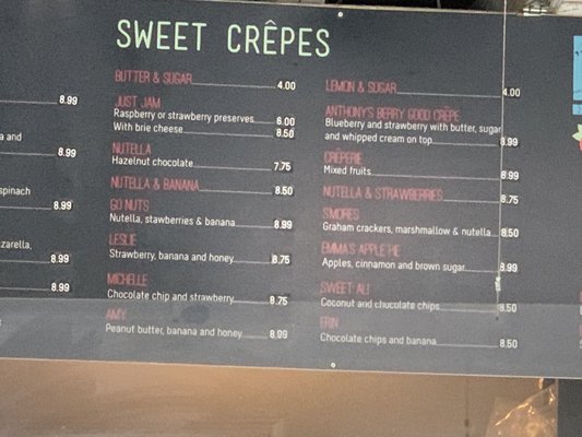 Menu photo 5 La Creperie Providence, RI