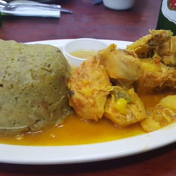 Tu Casa Restaurant - Monfongo with stew chicken - Latin American Near Me - Orlando, Florida Tu Casa Restaurant - Monfongo with stew chicken - Latin American Near Me - Orlando, Florida
